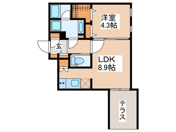 フラッフィー市谷台町の物件間取画像